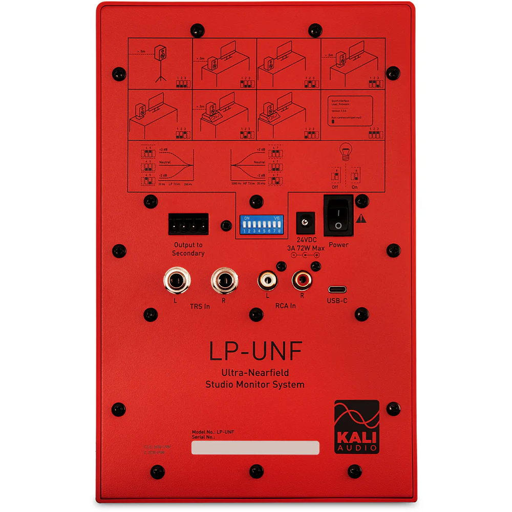 Kali Audio Lp Unf R Edición Red Monitores de Estudio (2 Piezas) 18