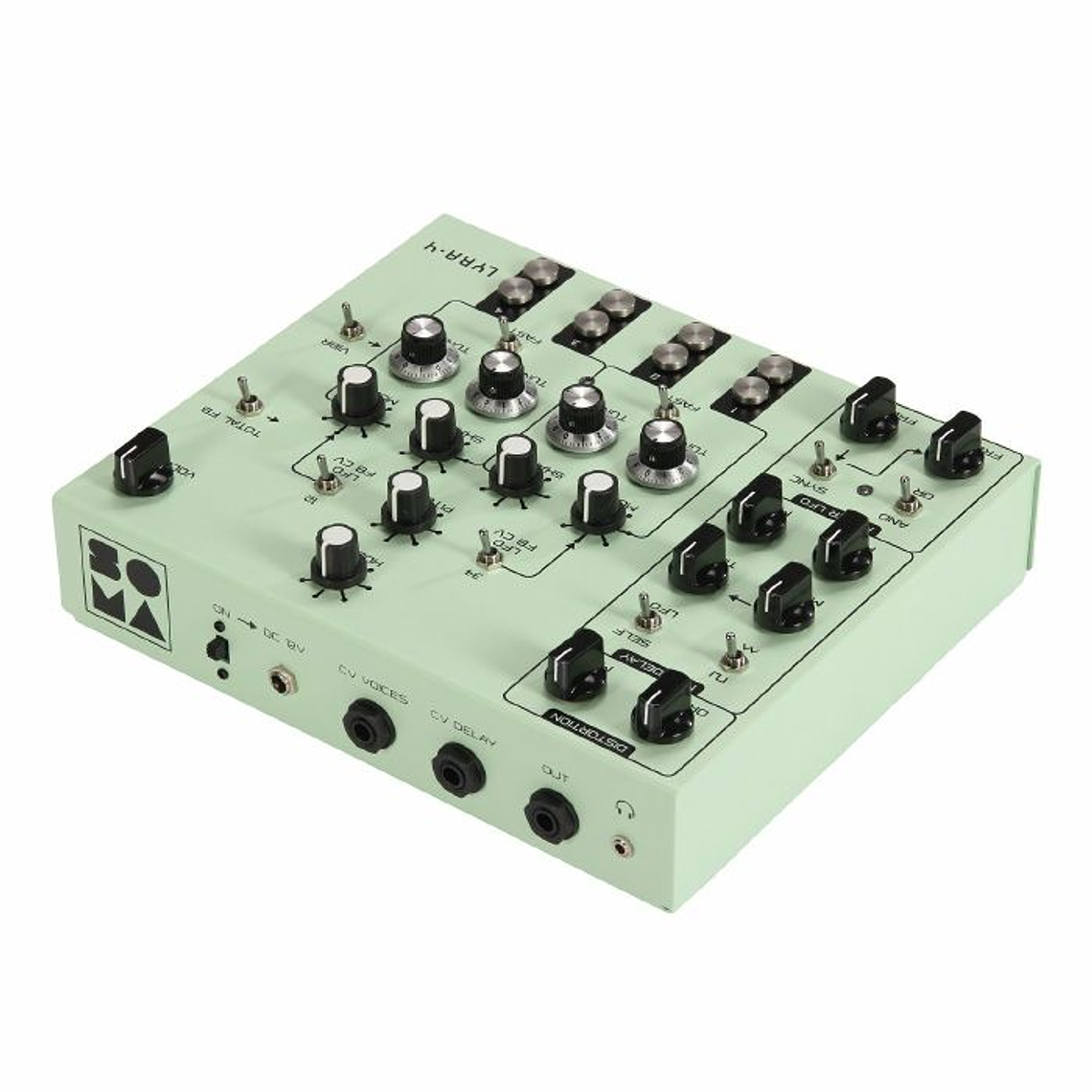 Soma Laboratory Lyra 4 Organismic Drone Verde Sintetizador 5