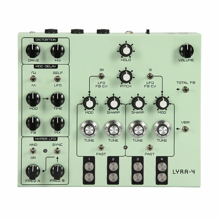 Soma Laboratory Lyra 4 Organismic Drone Verde Sintetizador 6