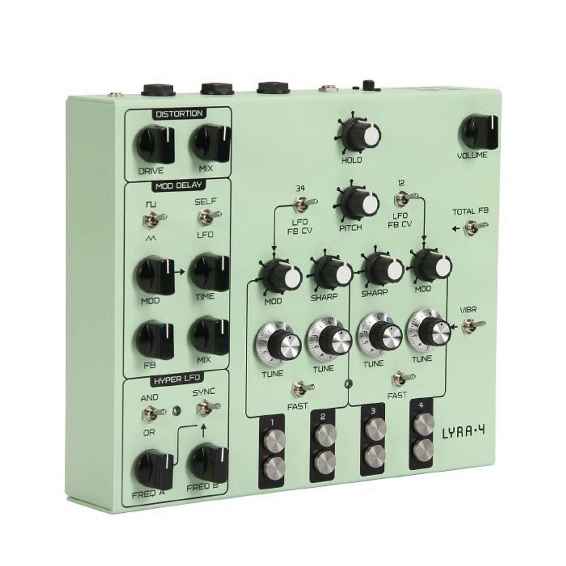 Soma Laboratory Lyra 4 Organismic Drone Verde Sintetizador 7