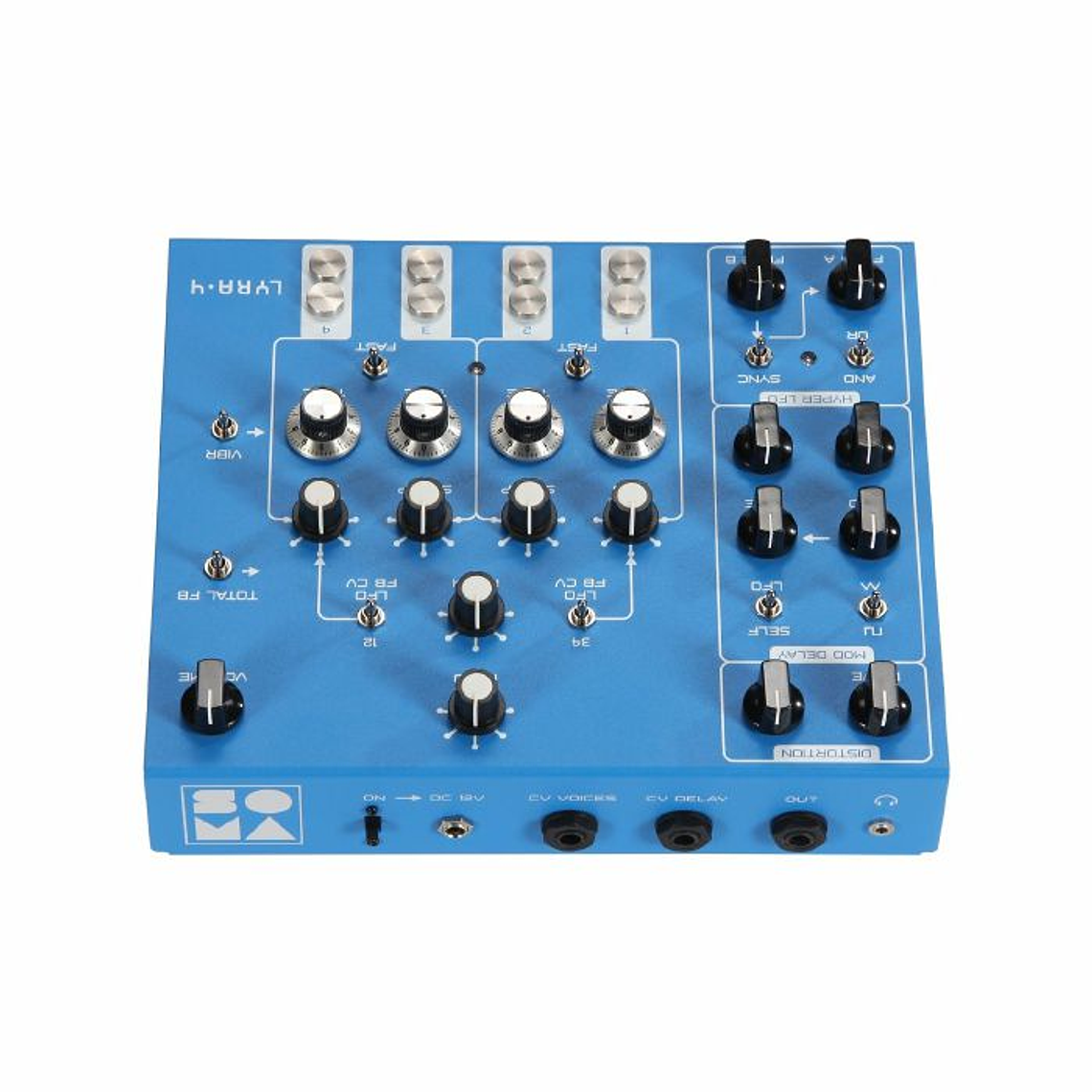 Soma Laboratory Lyra 4 Organismic Drone Azul Sintetizador 3