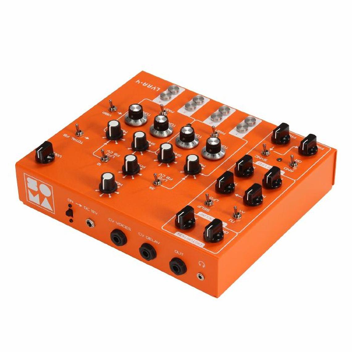 Soma Laboratory Lyra 4 Organismic Drone Naranja Sintetizador 4
