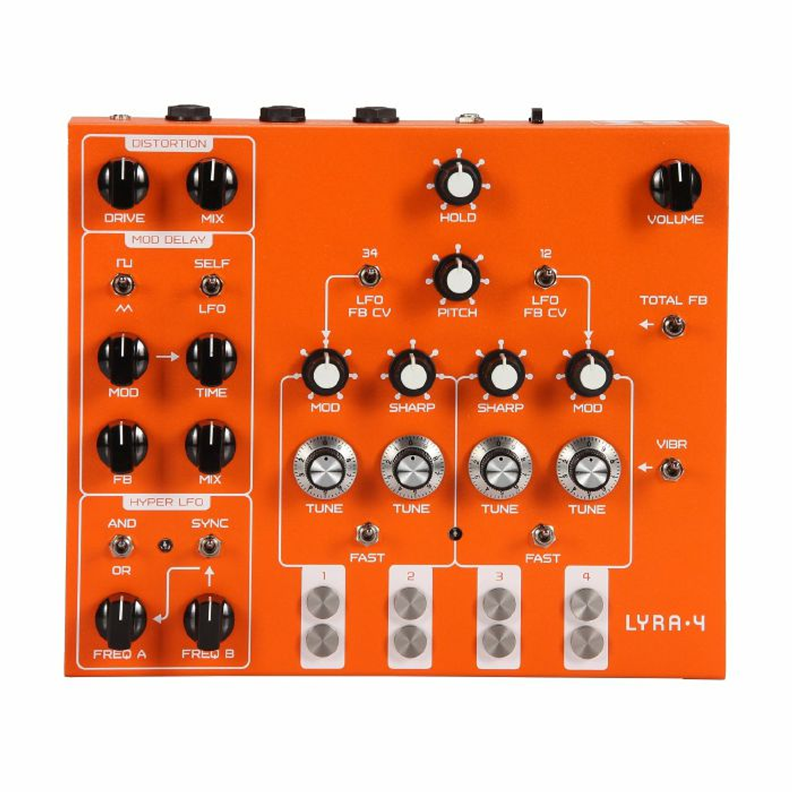 Soma Laboratory Lyra 4 Organismic Drone Naranja Sintetizador 5