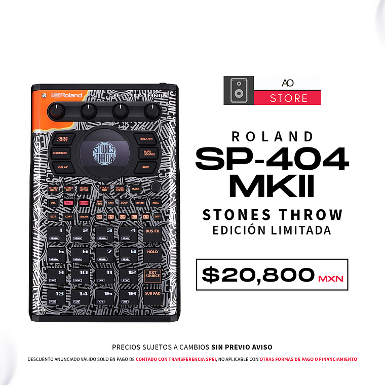 Roland Sp 404 MkII Edición Limitada Stones Throw Secuenciador 4