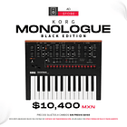 Korg Monologue Black Sintetizador Análogo 1