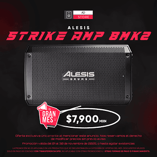 Alesis Strike Amp 8 Mk2 Amplificador con Bluetooth