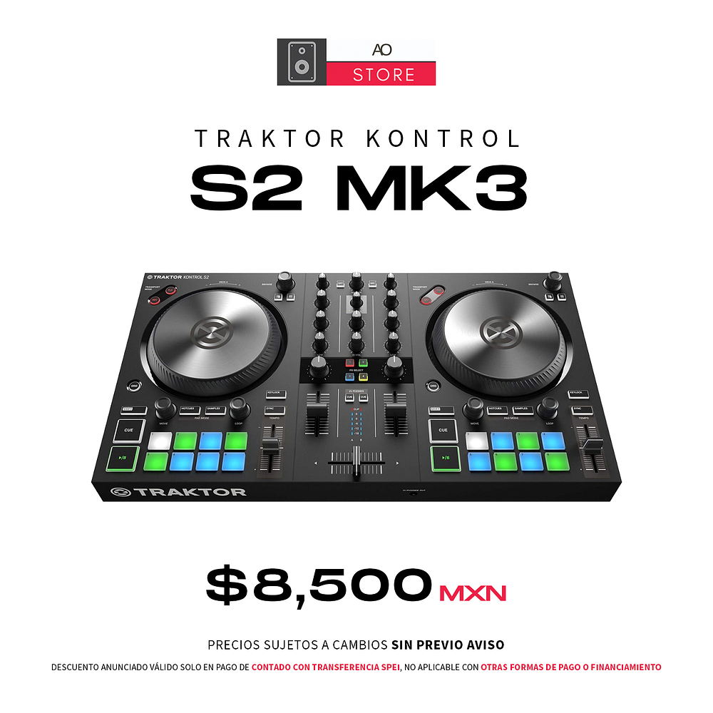Native Instruments Traktor Kontrol S2 Mk3 Controlador Para DJ de 2 Canales 1