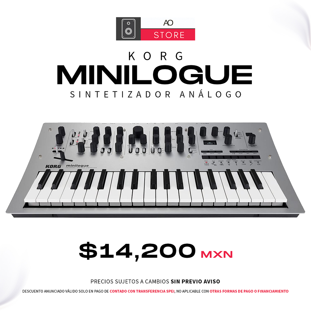 Korg Minilogue Sintetizador Análogo 1