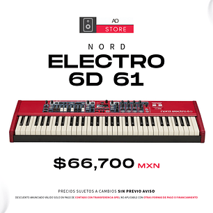 Nord Electro 6D Sintetizador 61 Teclas