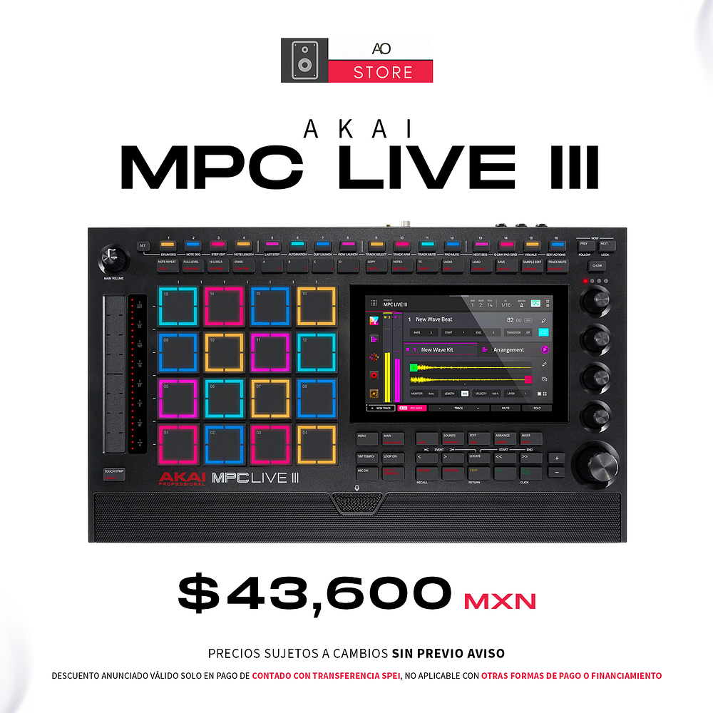 Akai Professional Mpc Live III Secuenciador y Caja de Ritmos 1