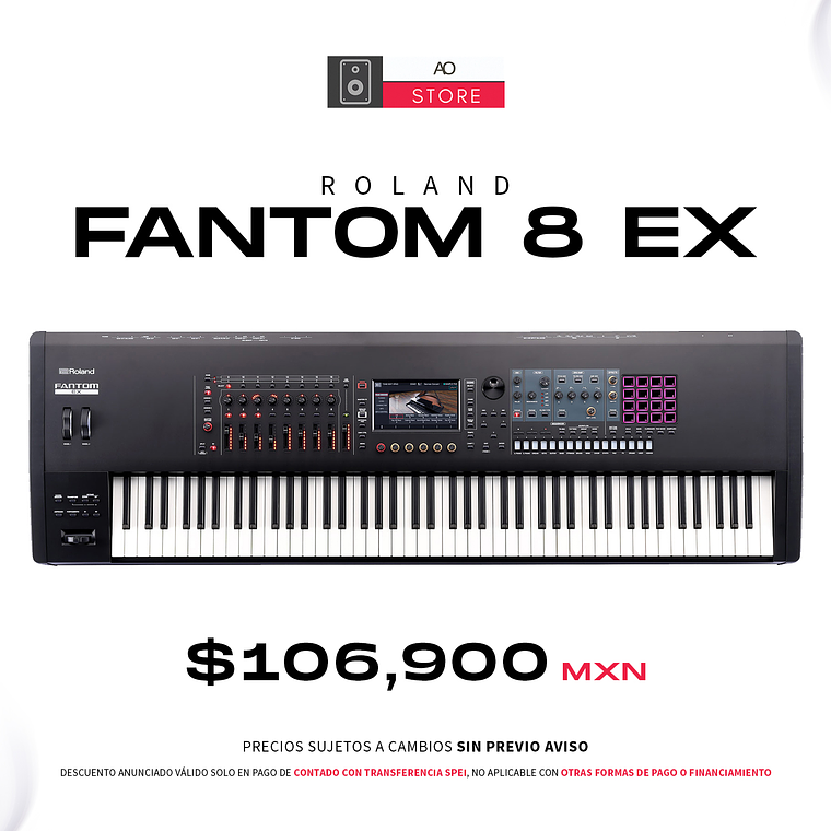 Roland Fantom 8 Ex Estación de Producción Workstation 1