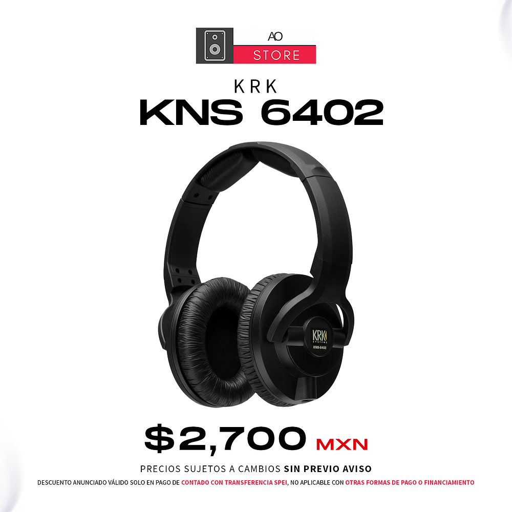 KRK KNS 6402 Audífonos Profesionales 1