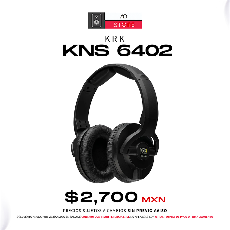 KRK KNS 6402 Audífonos Profesionales 1