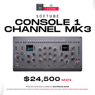 Softube Console 1 Channel Mk3 Superficie de Control Para Daw