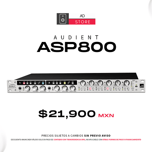 Audient ASP800 Preamplificador