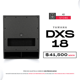 Yamaha Dxs18 Subwoofer Activo