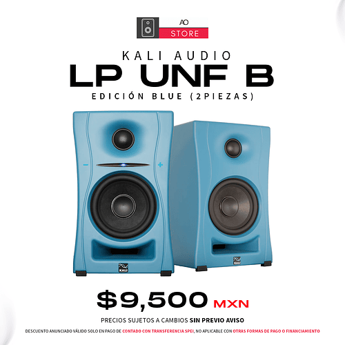 Kali Audio Lp Unf B Edición Blue Monitores de Estudio (2 Piezas)