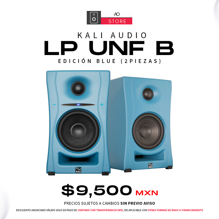 Kali Audio Lp Unf B Edición Blue Monitores de Estudio (2 Piezas) 1