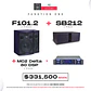 Funktion One F101.2 Bocina (2 Piezas) + SB212 Subwoofer (1 Pieza) + MC2 Delta 80 DSP Amplificador (1 Pieza) Sistema de Audio - Miniatura 1