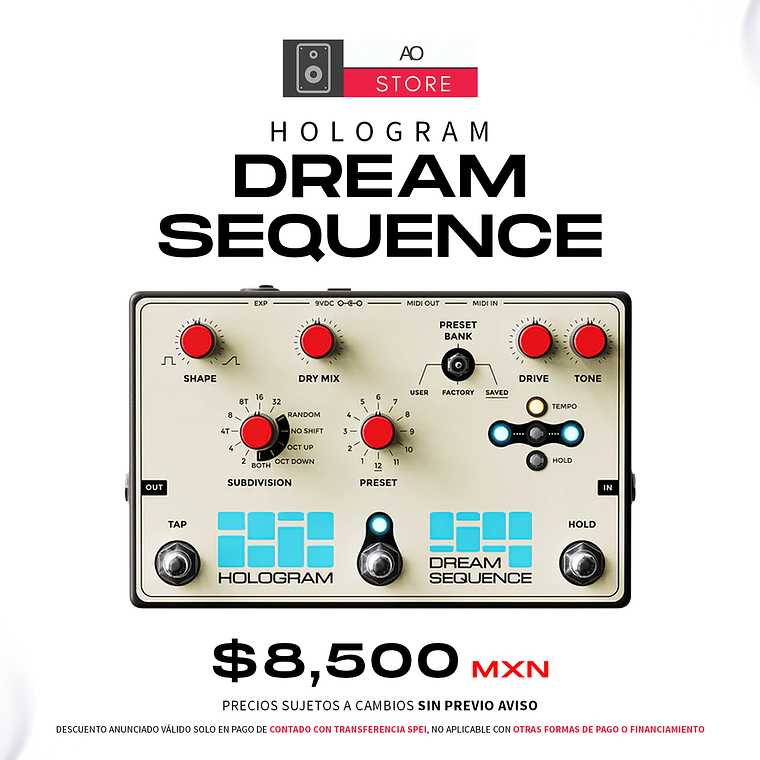 Hologram Dream Sequence Pedal Secuenciador 1