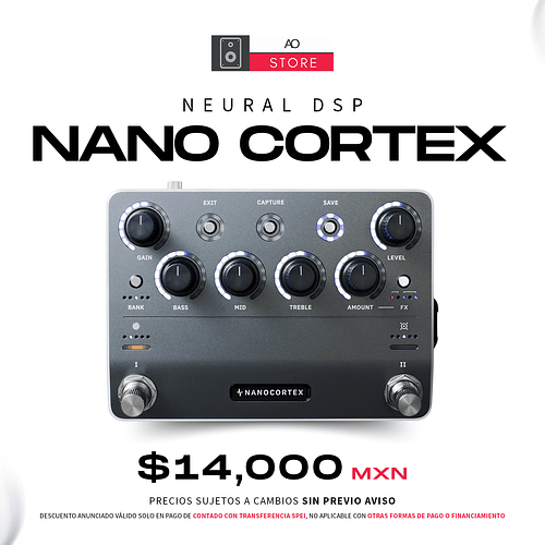 Neural DSP Nano Cortex Pedal Modelador de Efectos Digitales