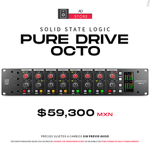 SSL Solid State Logic Pure Drive Octo Preamplificador de 8 Canales