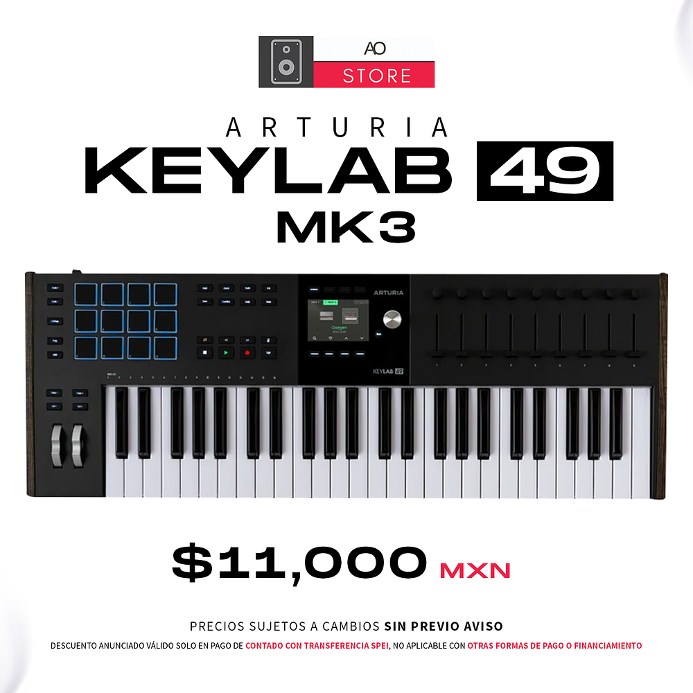 Arturia KeyLab 49 Mk3 Black Teclado Midi 1