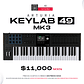 Arturia KeyLab 49 Mk3 Black Teclado Midi - Miniatura 1