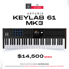 Arturia KeyLab 61 MK3 Black Teclado Midi 1