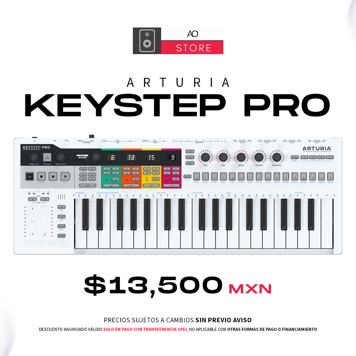 Arturia Keystep Pro Teclado Midi 1