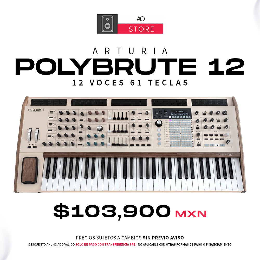 Arturia PolyBrute 12 Sintetizador Analógico Polifónico 12 voces de 61 teclas 1