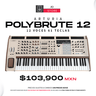 Arturia PolyBrute 12 Sintetizador Analógico Polifónico 12 voces de 61 teclas