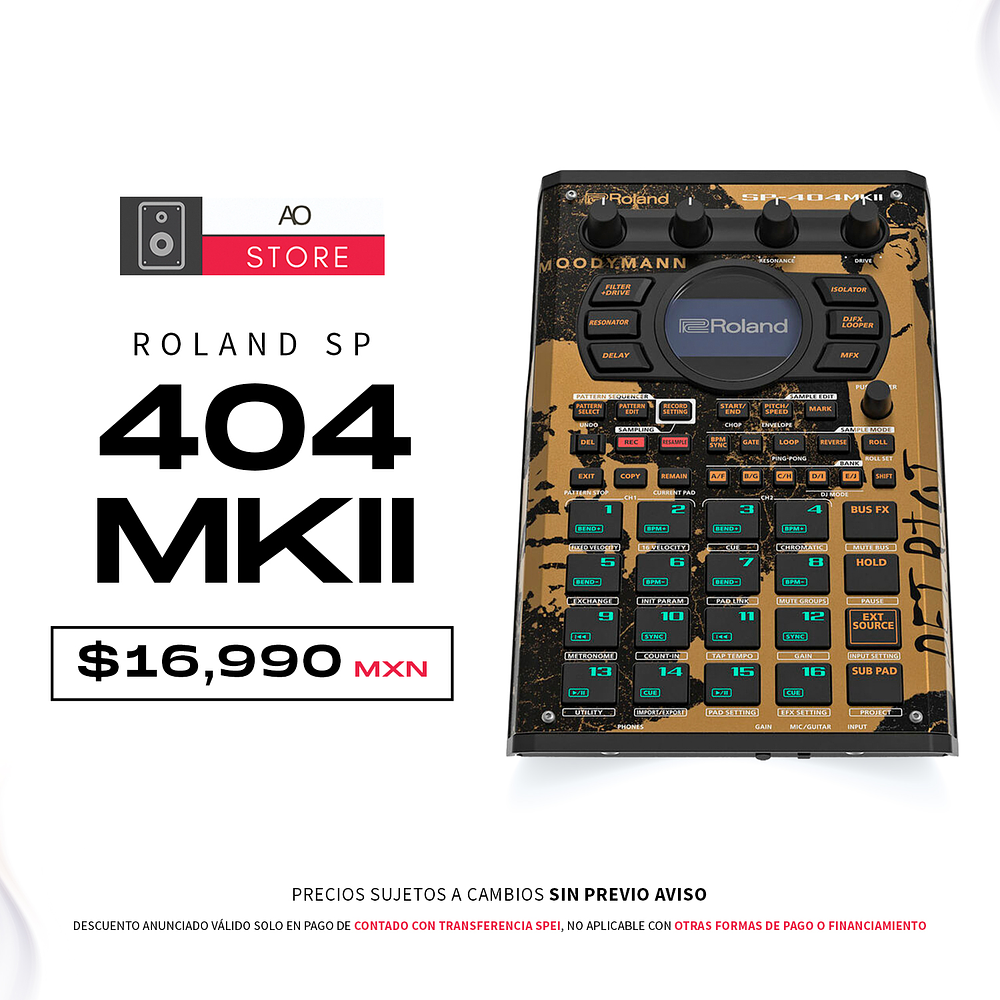 Roland Sp 404 MkII Edición Limitada KDJ Records Secuenciador 1