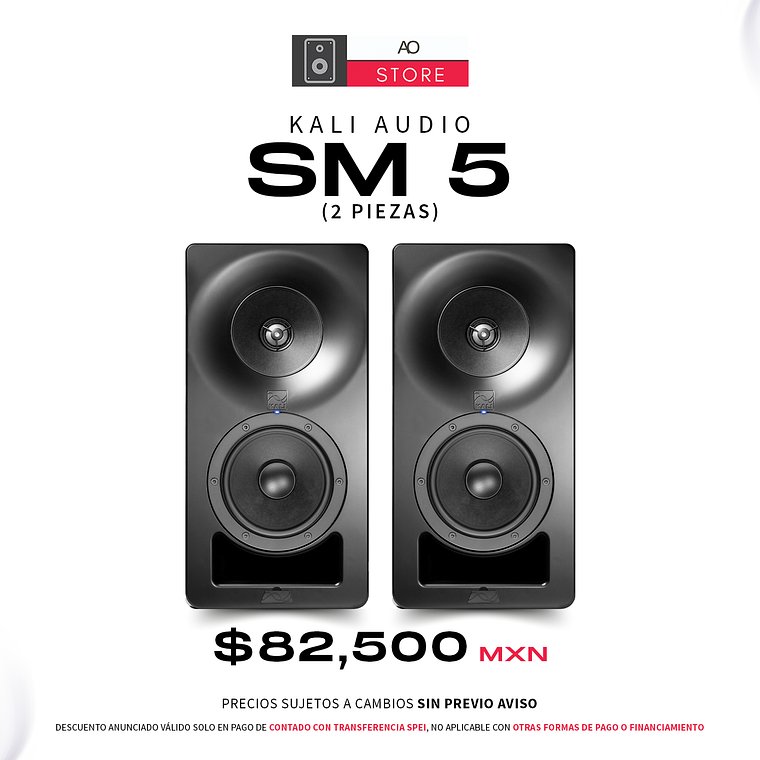 Kali Audio Sm 5 Monitores de Estudio (2 Piezas) 1