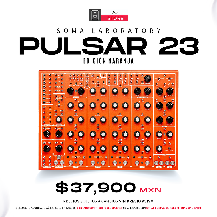 Soma Laboratory Pulsar 23 Screw Organismic Edición Naranja Caja De Ritmos 1
