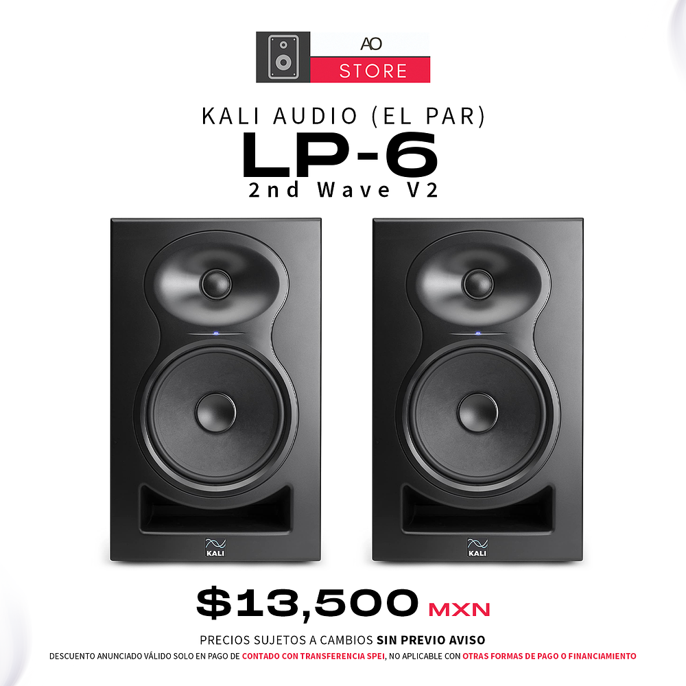 Kali Audio LP 6 Second Wave V2 Monitores de Estudio (2 Piezas) 1