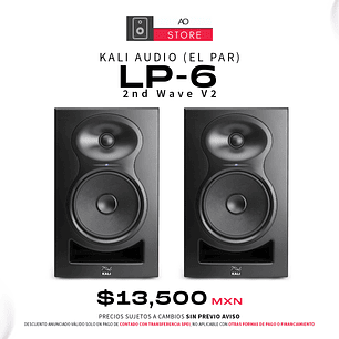 Kali Audio LP 6 Second Wave V2 Monitores de Estudio (2 Piezas)