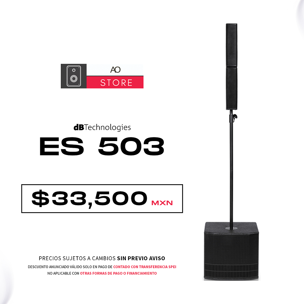 dB Technologies Es 503 Sistema de Audio en Torre 1
