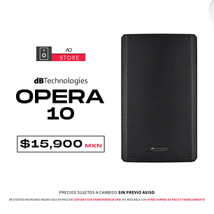 dB Technologies Opera 10 Bocina Activa