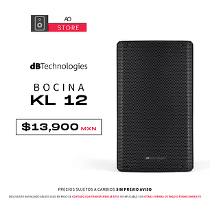 dB Technologies KL 12 Bocina Activa