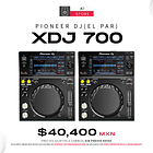 Pioneer DJ XDJ 700 Reproductor para DJ (2 Piezas) 1