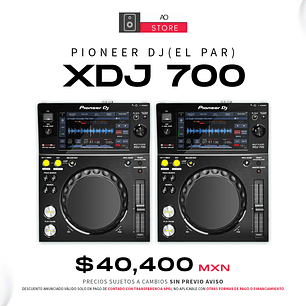 Pioneer DJ XDJ 700 Reproductor para DJ (2 Piezas)