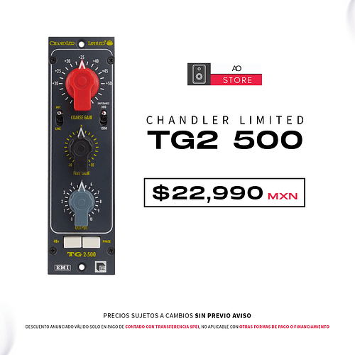 Chandler Limited Tg 2 Serie 500 Preamplificador