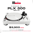 Pioneer DJ PLX 500 White Tornamesa para DJ 1
