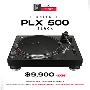 Pioneer DJ PLX 500 Black Tornamesa para DJ