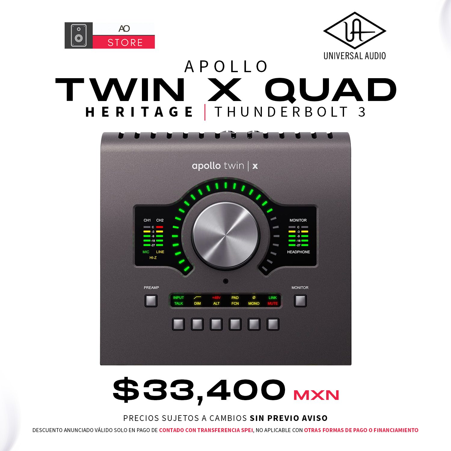Universal Audio Apollo Twin X Quad