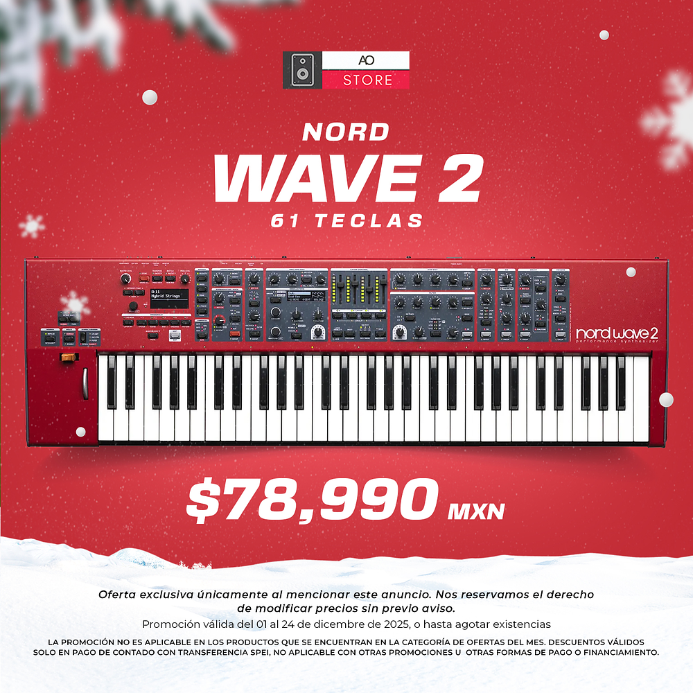 Nord Wave 2 Sintetizador Wavetable y FM de 61 Teclas 