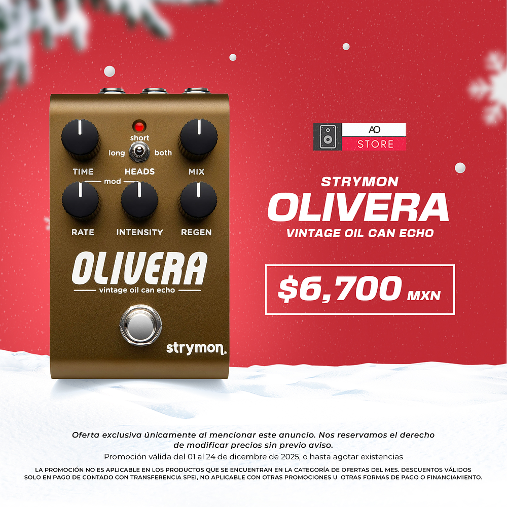 Strymon Olivera Vintage Style Oil Can Echo Pedal de Delay 