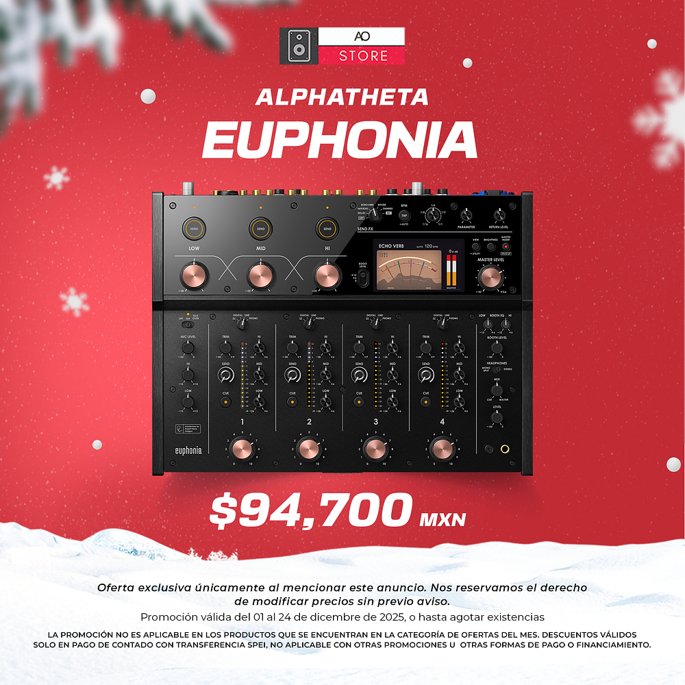 Alphatheta Euphonia Mezcladora para Dj 1