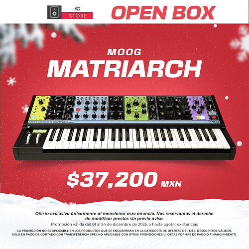 Moog Matriarch Sintetizador Analógico Semi Modular Open Box